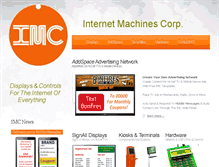 Tablet Screenshot of internetmachinescorp.com